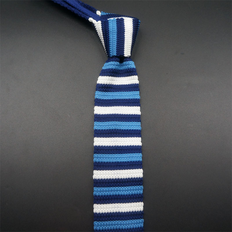 青と白編みネクタイ-その他ネクタイ、アクセサリー問屋・仕入れ・卸・卸売り