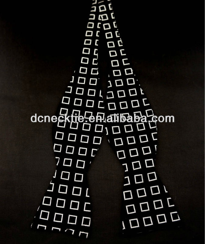 ファッション絹の男性の幾何学的なデザイン自己蝶ネクタイ-その他ネクタイ、アクセサリー問屋・仕入れ・卸・卸売り