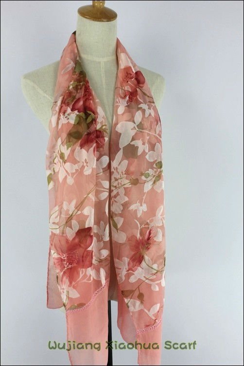 2011-2012 RH-5熱い方法パターン印刷物100%の絹のスカーフの絹-シルクショール問屋・仕入れ・卸・卸売り