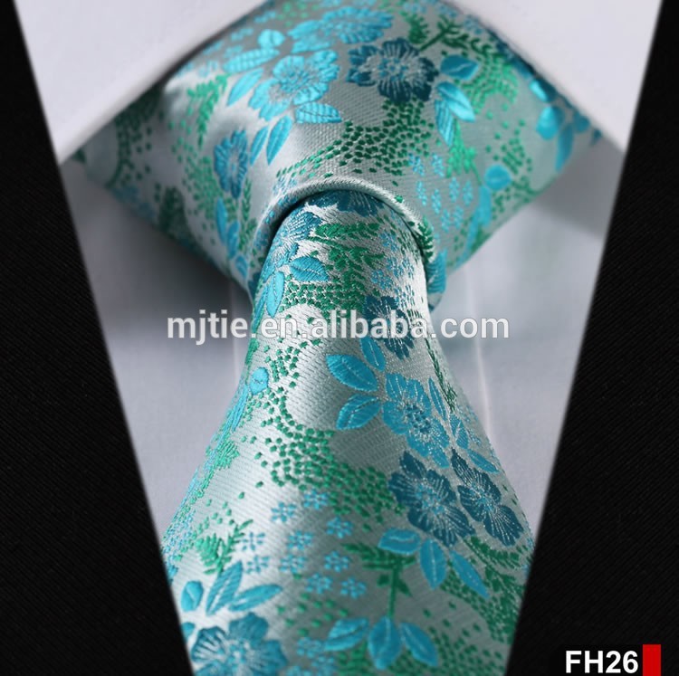 新しい緑のペイズリー2015織ネクタイシルク模様-シルクタイ問屋・仕入れ・卸・卸売り