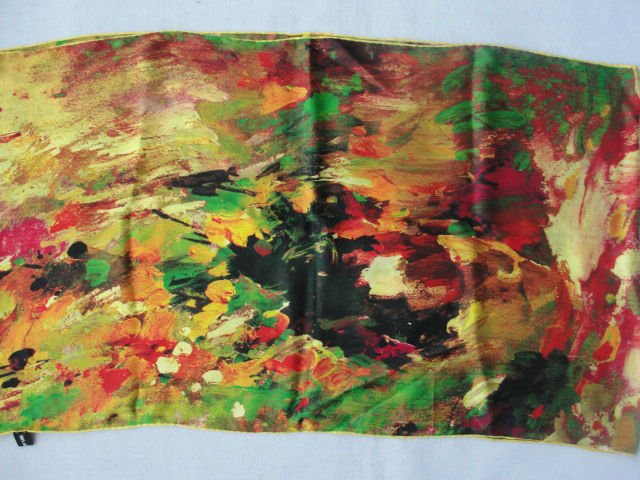 素敵な100％シルクスカーフ除草クリスマスデザインのために印刷-シルクショール問屋・仕入れ・卸・卸売り