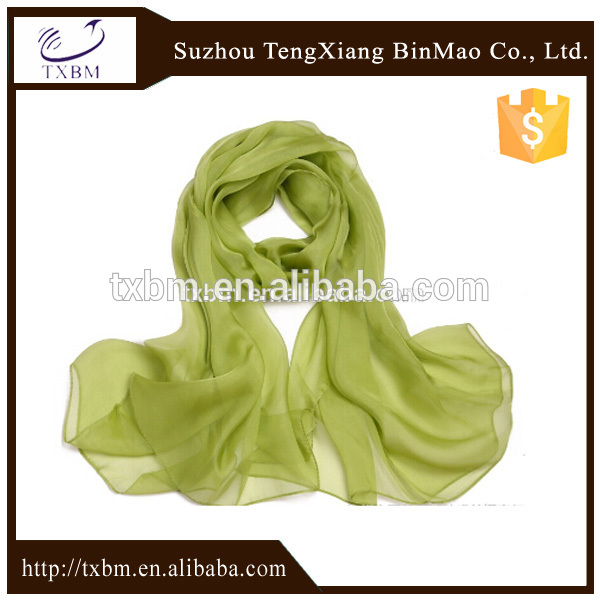 シルク100％純粋な色の長い絹のスカーフ/スカーフ-シルクスカーフ問屋・仕入れ・卸・卸売り