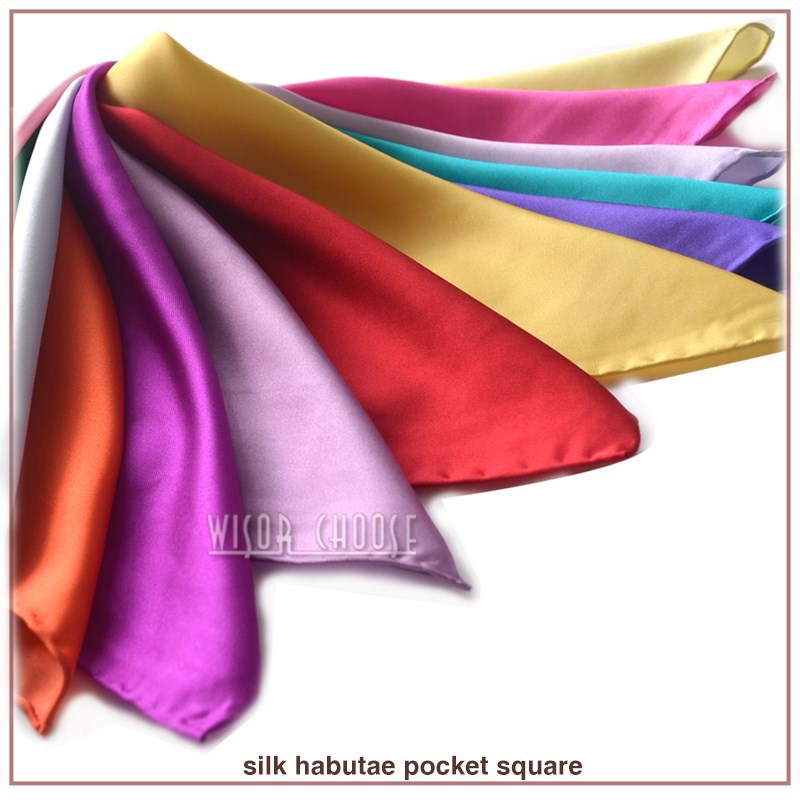 様々な色シルクポケット正方形卸売男性の結婚式のサテンのシルクのhankerchief-シルクスカーフ問屋・仕入れ・卸・卸売り