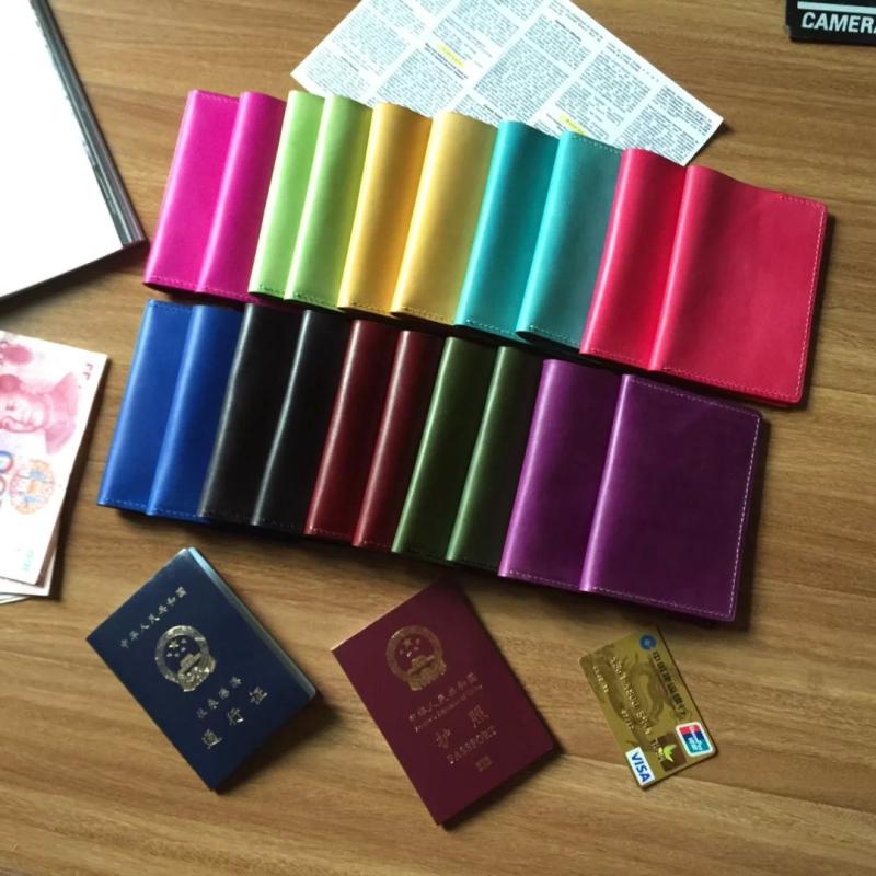 明るいf9815革のパスポートホルダー。 レザーのレシートホルダー-その他財布、ケース問屋・仕入れ・卸・卸売り