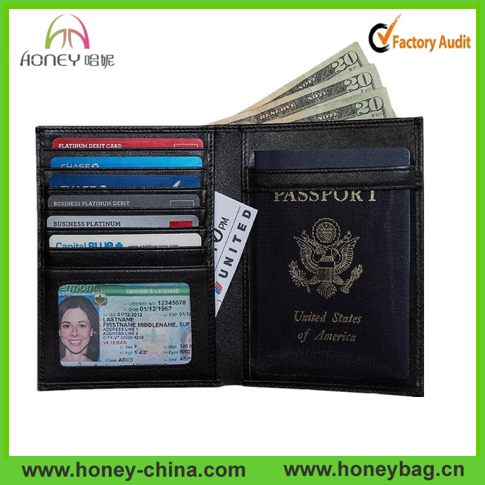 ファッションギフト黒パスポートカバーホルダー&旅行財布-その他財布、ケース問屋・仕入れ・卸・卸売り
