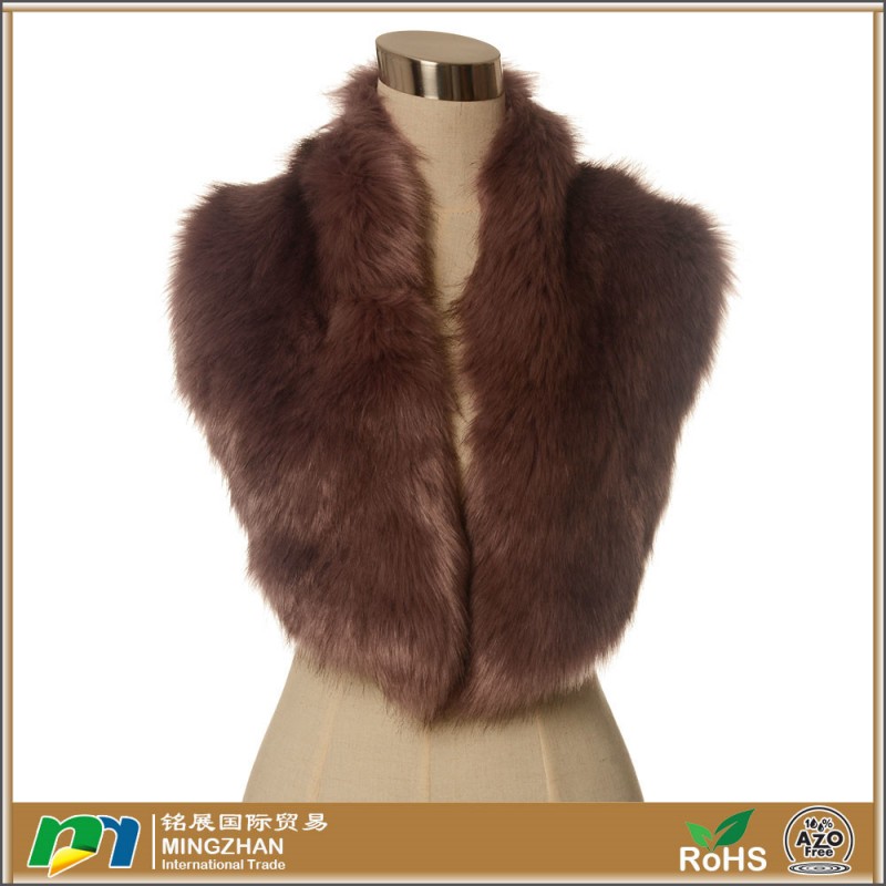 女性の冬のスカーフラップフェイクファー襟ショールすくめ-ファーマフラー問屋・仕入れ・卸・卸売り