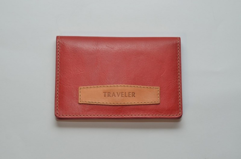植物なめし旅行者フルグレインカウハイドレザー財布、 パスポートとカードホルダー-その他財布、ケース問屋・仕入れ・卸・卸売り