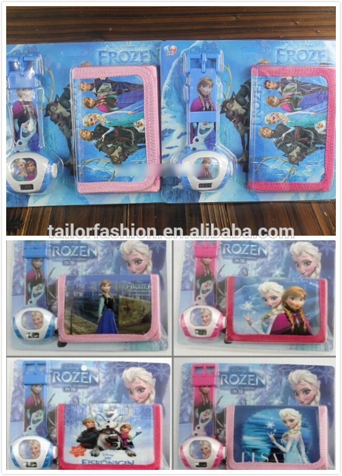 卸売冷凍tf-02150722007プロジェクションの子供腕時計と財布子供の素敵な贈り物-その他財布、ケース問屋・仕入れ・卸・卸売り