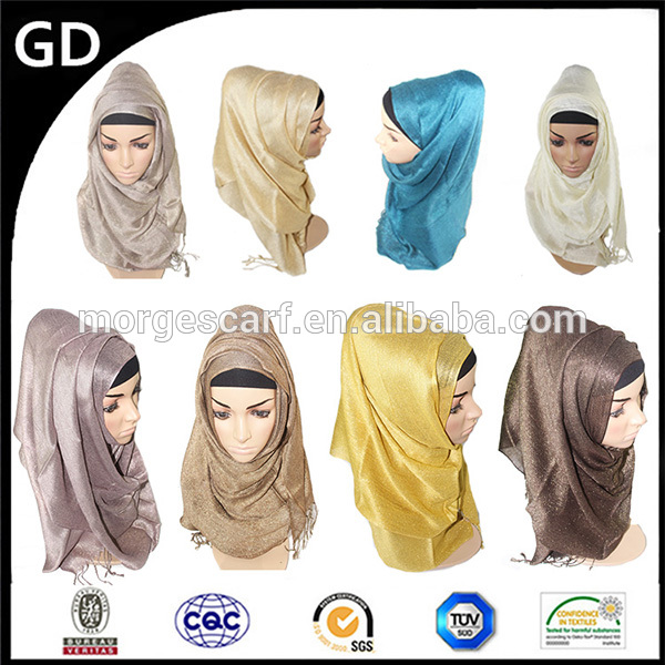 gdhh0110ポリエステル100％イスラム教のヒジャーブファッション長い柔らかいボイルスカーフ新しいヘッドスカーフ-その他マフラー、ショール問屋・仕入れ・卸・卸売り