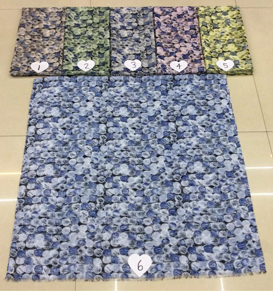 ファッション卸売スカーフレーヨンプリントイスラム教徒ヒジャーブレディスカーフ-シルクスカーフ問屋・仕入れ・卸・卸売り
