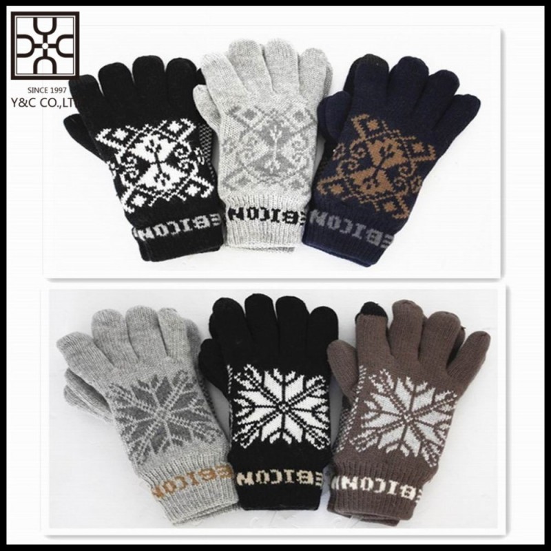 冬ニット手袋-アクリル手袋、ミトン問屋・仕入れ・卸・卸売り