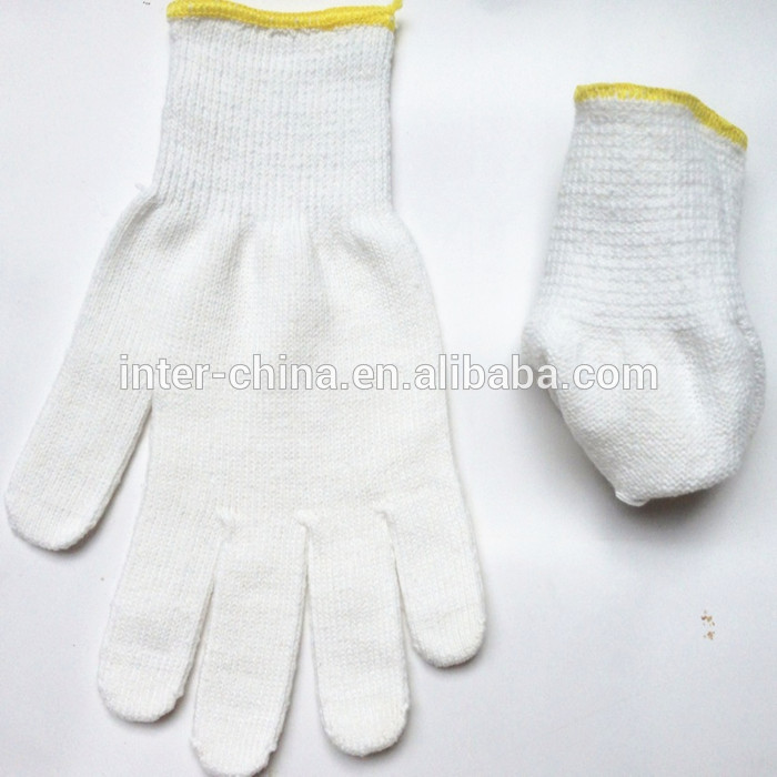 漂白10ゲージ白の綿手袋-綿手袋、ミトン問屋・仕入れ・卸・卸売り