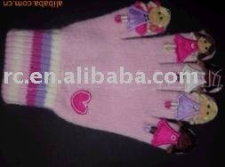 EMBの編まれた魔法の手袋はアップリケをつける(アクリルの手袋)-綿手袋、ミトン問屋・仕入れ・卸・卸売り