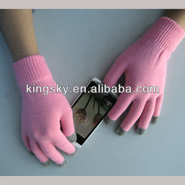 タッチスクリーンピンク五指2014年最新のファッションの魔法の手の手袋-その他手袋、ミトン問屋・仕入れ・卸・卸売り