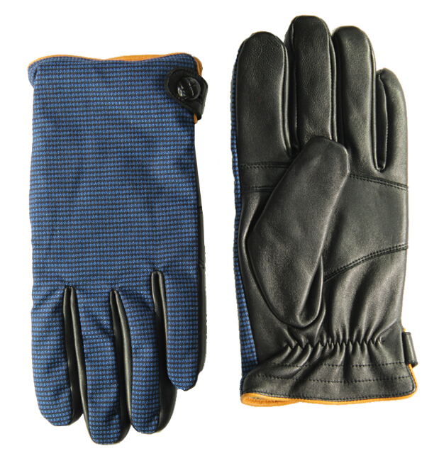 ファッションブルーウィンターグローブ2015スキーグローブ-皮手袋、ミトン問屋・仕入れ・卸・卸売り