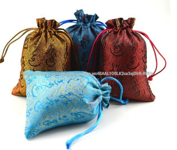 古風印刷 コットンリボン付巾着袋 中国オリジナル-綿手袋、ミトン問屋・仕入れ・卸・卸売り