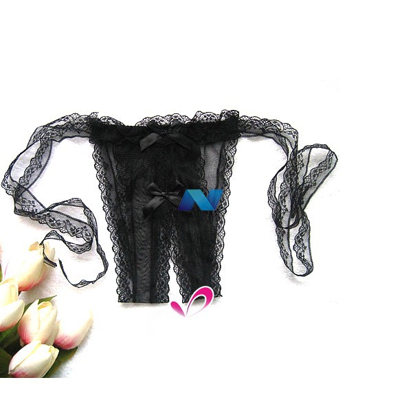 スリップノットオープンクロッチ女性の皮ひものg- ストリングビキニのランジェリーの下着-綿手袋、ミトン問屋・仕入れ・卸・卸売り