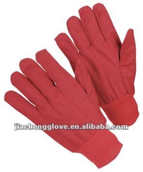 Js218s/r赤綿手袋、 安全手袋、 ガーデングローブ、 園芸用手袋ガーデンライン-綿手袋、ミトン問屋・仕入れ・卸・卸売り