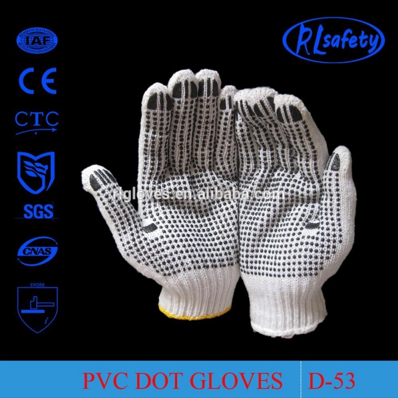 Rl安全ゴムポイントニット手袋レディサイズ-綿手袋、ミトン問屋・仕入れ・卸・卸売り