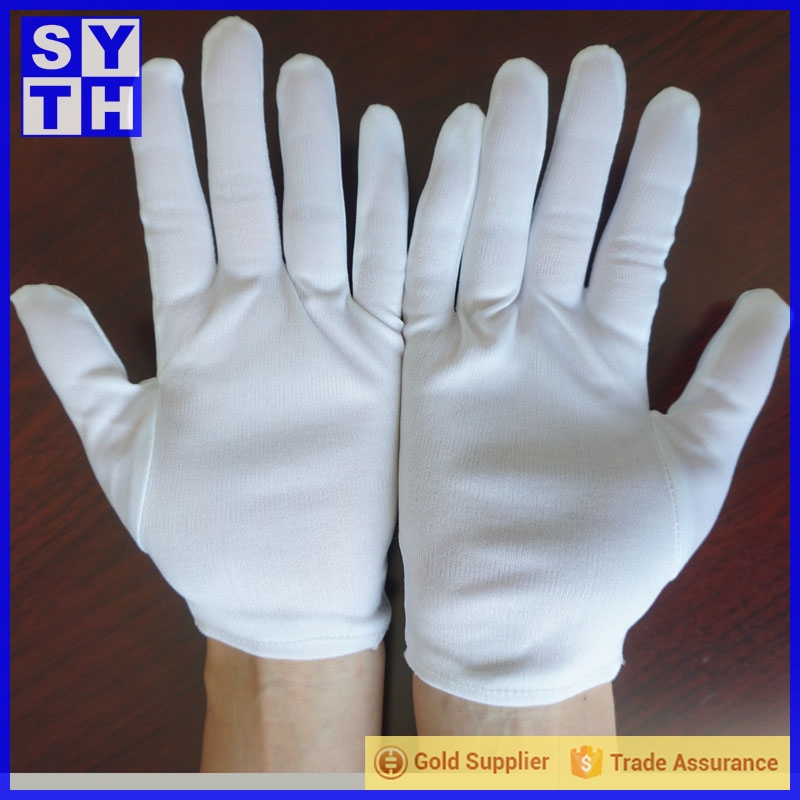 白い綿の手袋フリーメーソン式典手袋軍手袋-綿手袋、ミトン問屋・仕入れ・卸・卸売り