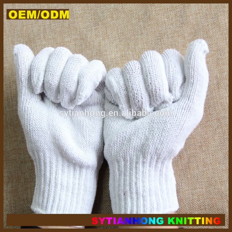 サプライ中国良い品質のための作業安全綿の手袋を編んだ-綿手袋、ミトン問屋・仕入れ・卸・卸売り
