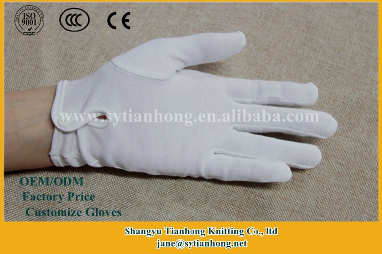 ファクトリーアウトレット儀式手袋綿生地白-綿手袋、ミトン問屋・仕入れ・卸・卸売り