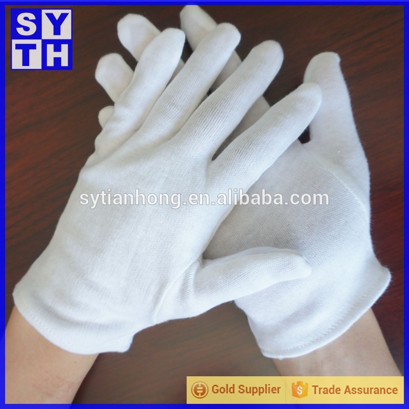 白い平野綿の白い手袋式典パレード手袋-綿手袋、ミトン問屋・仕入れ・卸・卸売り