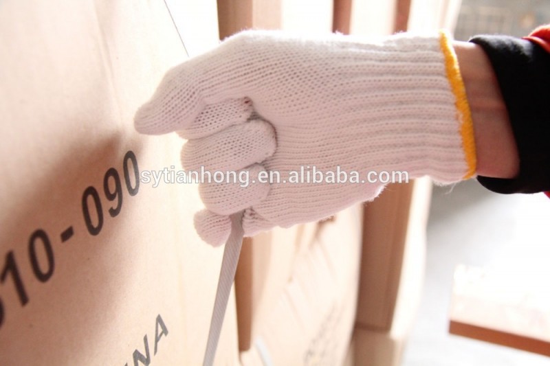 安全綿の手袋を編んだ700グラム文字列、 建設安全手袋手袋、 安い試験用手袋/作業綿の手袋を編んだ-綿手袋、ミトン問屋・仕入れ・卸・卸売り