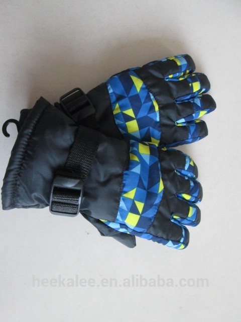 メンズシンサレートhiproaスキー手袋ドビー印刷格子縞手袋中国工場-その他手袋、ミトン問屋・仕入れ・卸・卸売り