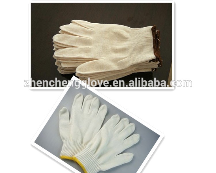 自然な白ニットガーデン7gauage綿の手袋-綿手袋、ミトン問屋・仕入れ・卸・卸売り