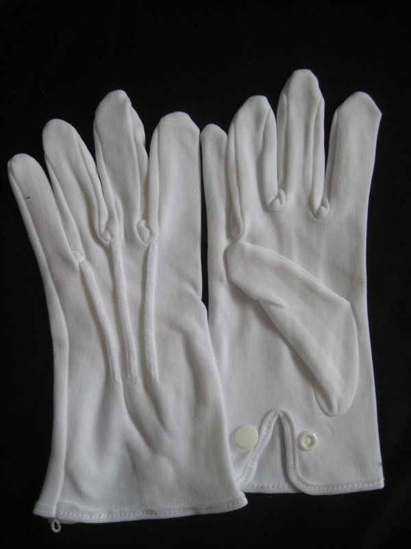 重い材料ナイロンパレード手袋、レディーサイズ、スナップオンそれ-綿手袋、ミトン問屋・仕入れ・卸・卸売り