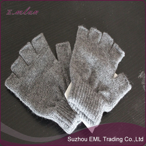 ソリッドカラー綿のミトンを編んだ-綿手袋、ミトン問屋・仕入れ・卸・卸売り