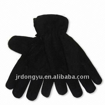 メンズブランク黒フリース手袋裏地なし-その他手袋、ミトン問屋・仕入れ・卸・卸売り