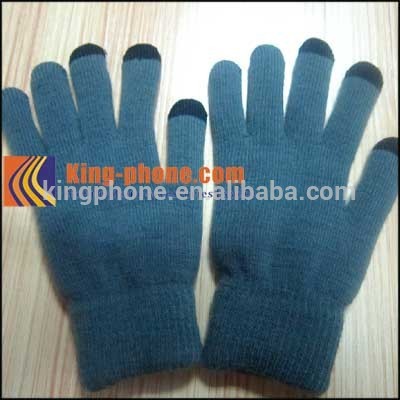 冬ニット手袋柔らかいタッチスクリーンアクリルマジック手袋、 手袋を編んだ-アクリル手袋、ミトン問屋・仕入れ・卸・卸売り
