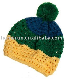 編まれた帽子または冬の帽子か方法帽子-子供用帽子、キャップ問屋・仕入れ・卸・卸売り