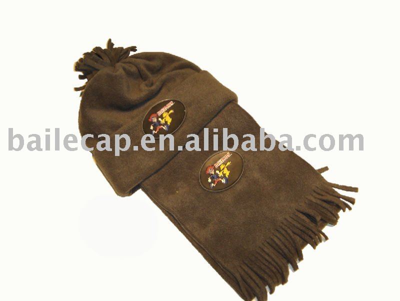 スカーフのサイズの子供の帽子: 56cm、色: 刺繍とのgery、-子供用帽子、キャップ問屋・仕入れ・卸・卸売り
