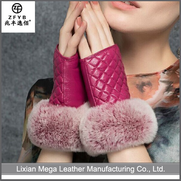 新しいデザインのカスタム2015レザー指なし手袋-皮手袋、ミトン問屋・仕入れ・卸・卸売り