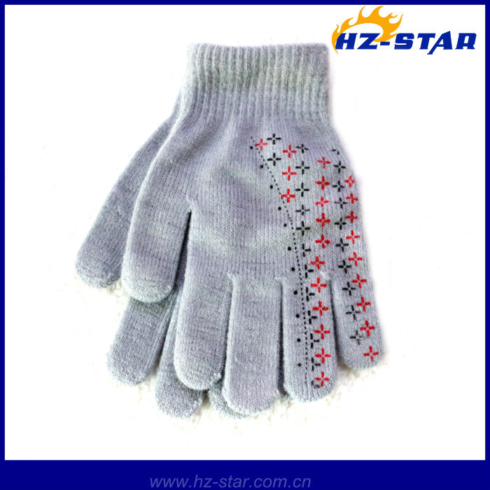 HZS-13122冬ソフトカスタム印刷タッチ手袋-アクリル手袋、ミトン問屋・仕入れ・卸・卸売り