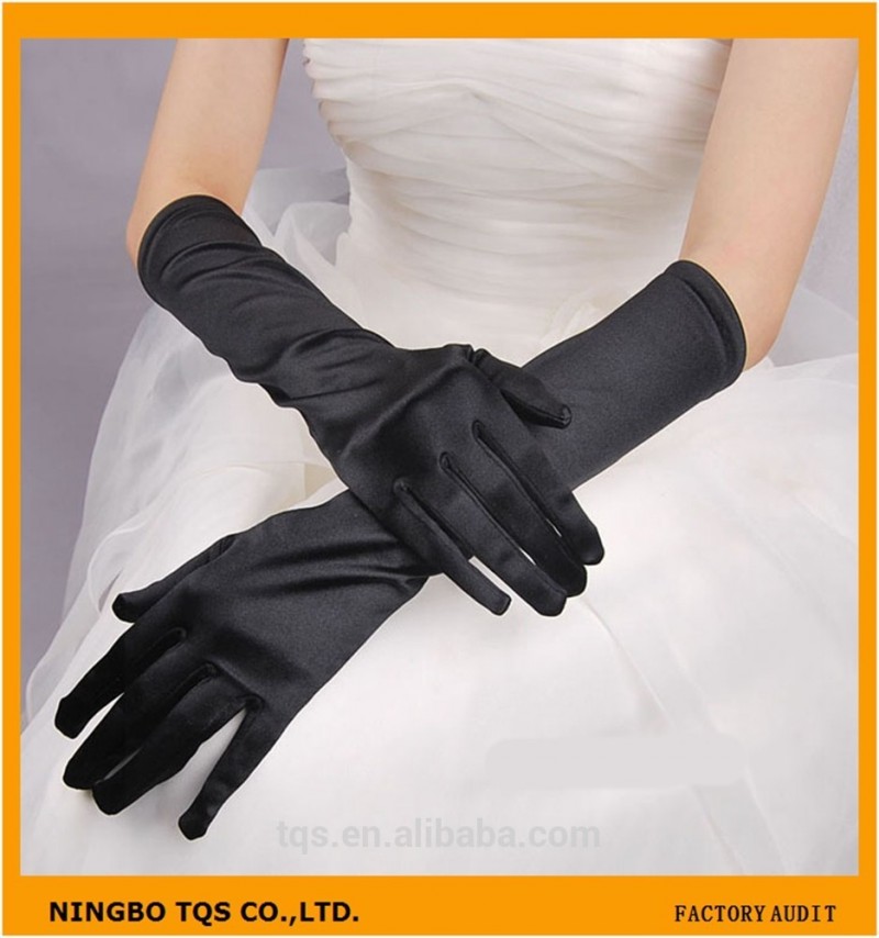 熱い卸売黒のウェディングドレスブライダル用手袋-皮手袋、ミトン問屋・仕入れ・卸・卸売り
