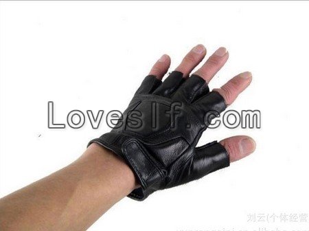 loveslf黒革戦術的な手袋ハーフフィンガー-その他手袋、ミトン問屋・仕入れ・卸・卸売り