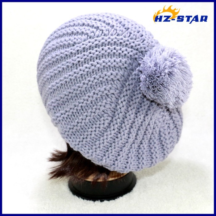 ニット冬の女の子のスタイルのカスタムhzm-140980042015を作る方法ニットファッションベレー帽の帽子やキャップ-ベレー帽問屋・仕入れ・卸・卸売り