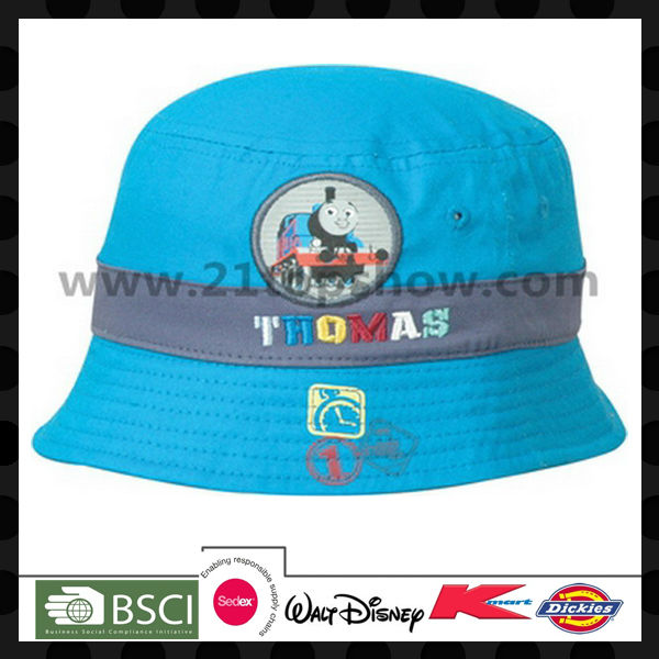 安い創造的なアップリケ面白い色バケツの帽子-ベビーハット＆キャップ問屋・仕入れ・卸・卸売り