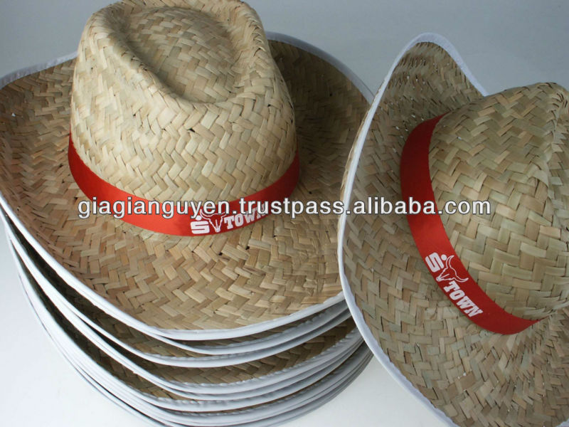 わら帽子のベトナム―ggn004giagiaグエン会社: candy@gianguyencraft。 com( msキャンデー)-カウボーイ帽子問屋・仕入れ・卸・卸売り