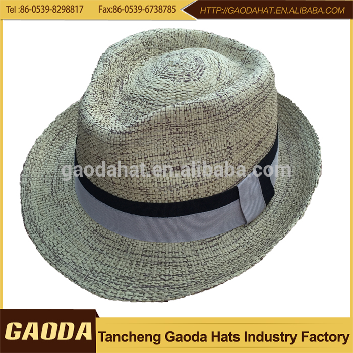 高品質わら帽子、 安いバルク人気紙わらフェドーラ帽-問屋・仕入れ・卸・卸売り
