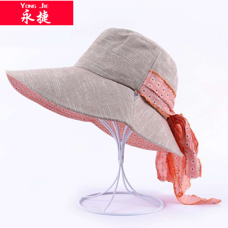 高品質折りたたみ レディ ファッション夏バケツ帽子カスタム サンバイザー広い つば の帽子-バイザー問屋・仕入れ・卸・卸売り