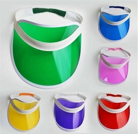 ちゃちなプラスチック製のサンバイザーキャップ-バイザー問屋・仕入れ・卸・卸売り