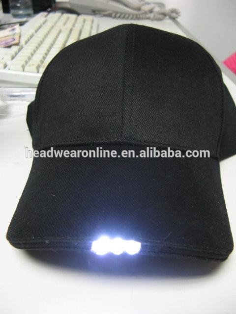 ledの野球帽、 の野球帽と野球が点灯します、 ledライトオーク迷彩野球帽の帽子-バイザー問屋・仕入れ・卸・卸売り