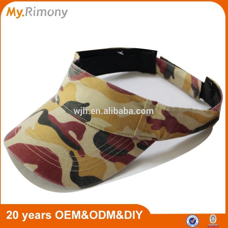 100%コットン軍事カモサンバイザー帽子からmyrimony-バイザー問屋・仕入れ・卸・卸売り