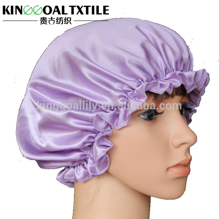カラフルなブランドシルク睡眠キャップから作ら中国工場薄紫-その他帽子、キャップ問屋・仕入れ・卸・卸売り
