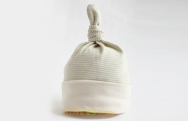 コームコットンストライプスタイルの赤ちゃんの帽子-ベビーハット＆キャップ問屋・仕入れ・卸・卸売り